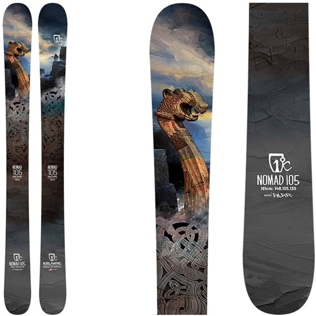 181 cm Freeride-Ski ICELANTIC NOMAD 105, orders partial TWINTIP